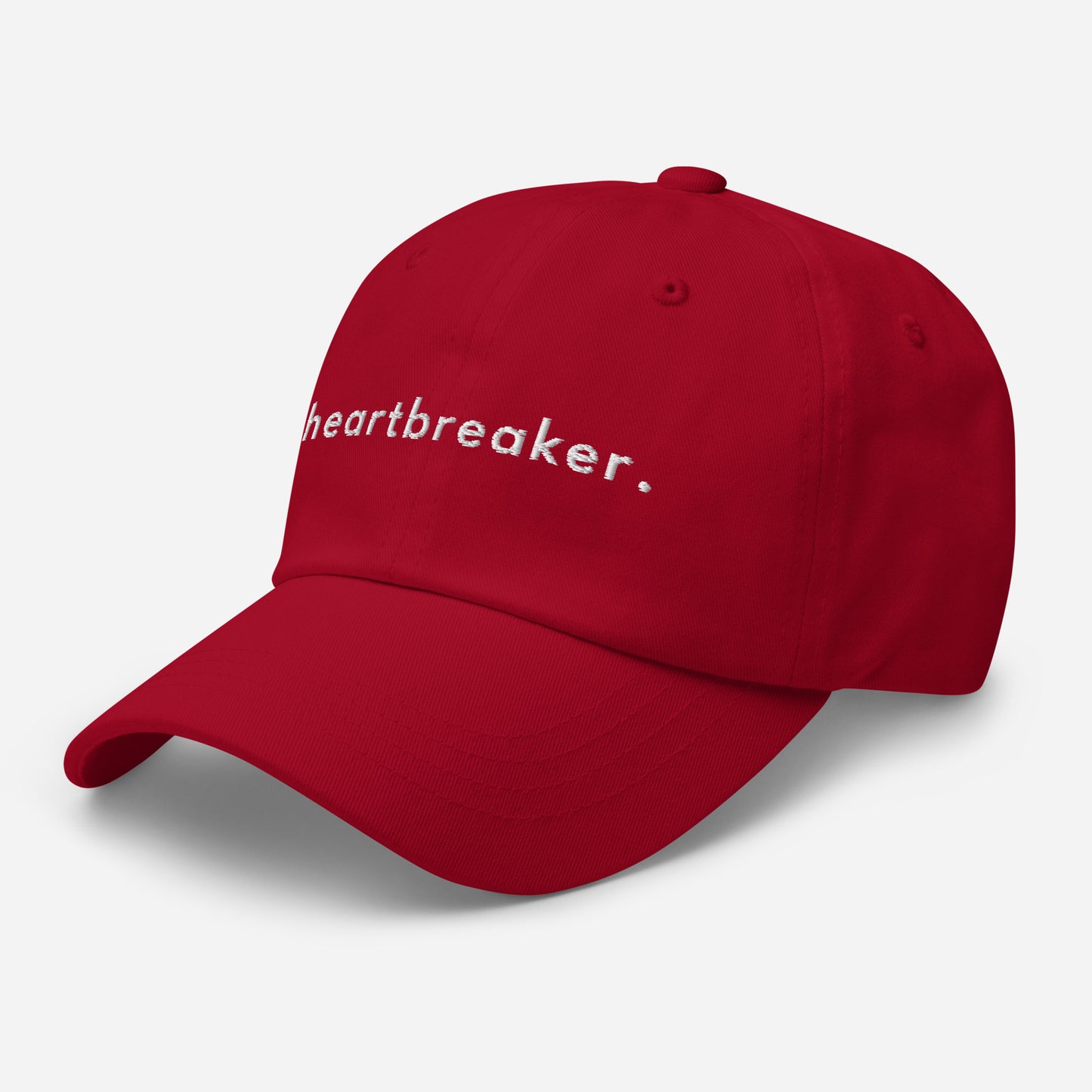 heartbreaker-classic-dad-cap in Navy Classic dad cap with embroidered witty quote – Stay Witty classic baseball hat with adjustable strap and curved brim.