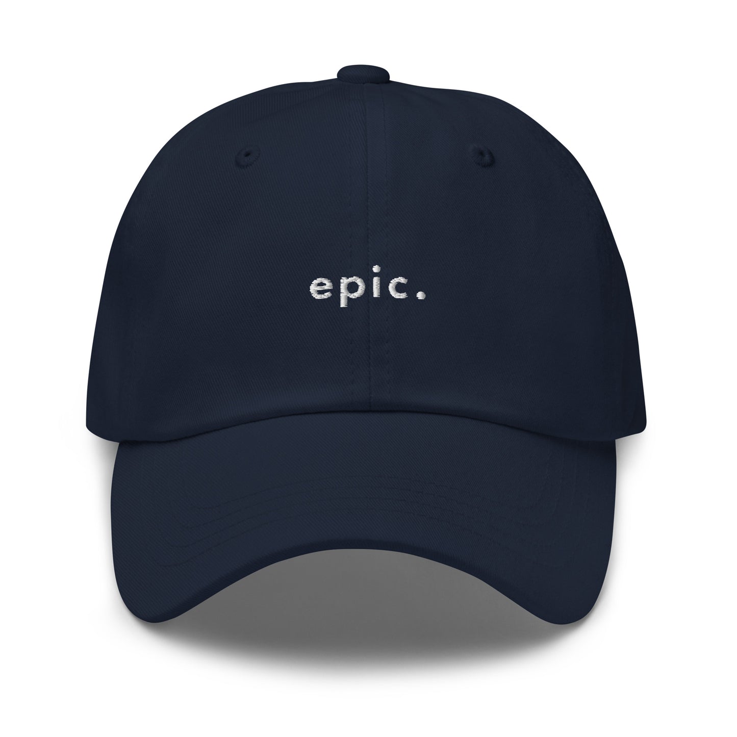 epic-classic-dad-cap in Classic dad cap with embroidered witty quote – Stay Witty classic baseball hat with adjustable strap and curved brim.