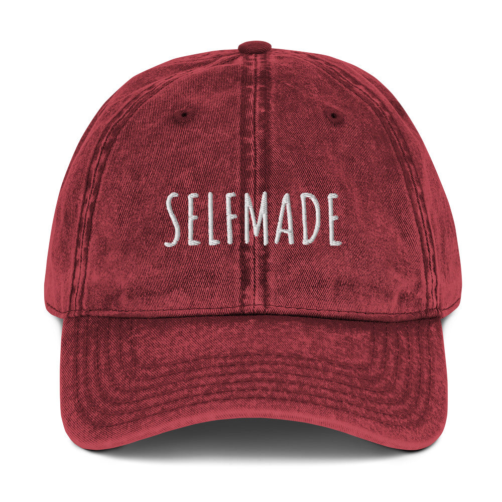 selfmade-vintage-dad-cap-lx-collection-by-alex-koch in Classic dad cap with embroidered witty quote – Stay Witty classic baseball hat with adjustable strap and curved brim.