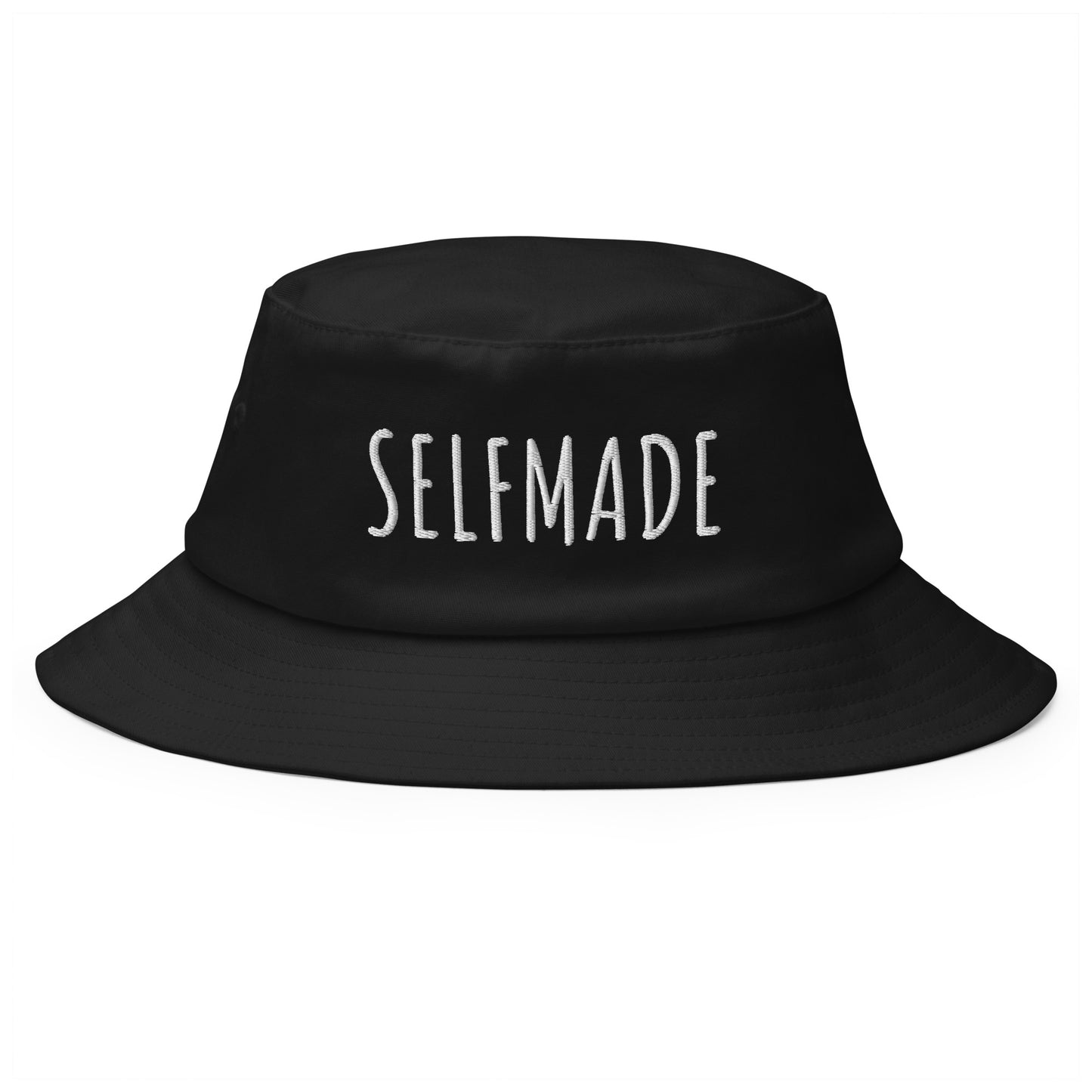 selfmade-bucket-hat-lx-collection-by-alex-koch in Black Classic dad cap with embroidered witty quote – Stay Witty classic baseball hat with adjustable strap and curved brim.