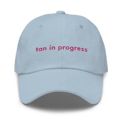 tan in progress. Classic Dad Cap