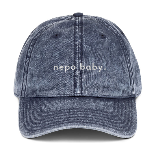 Nepo baby. Vintage Dad Cap